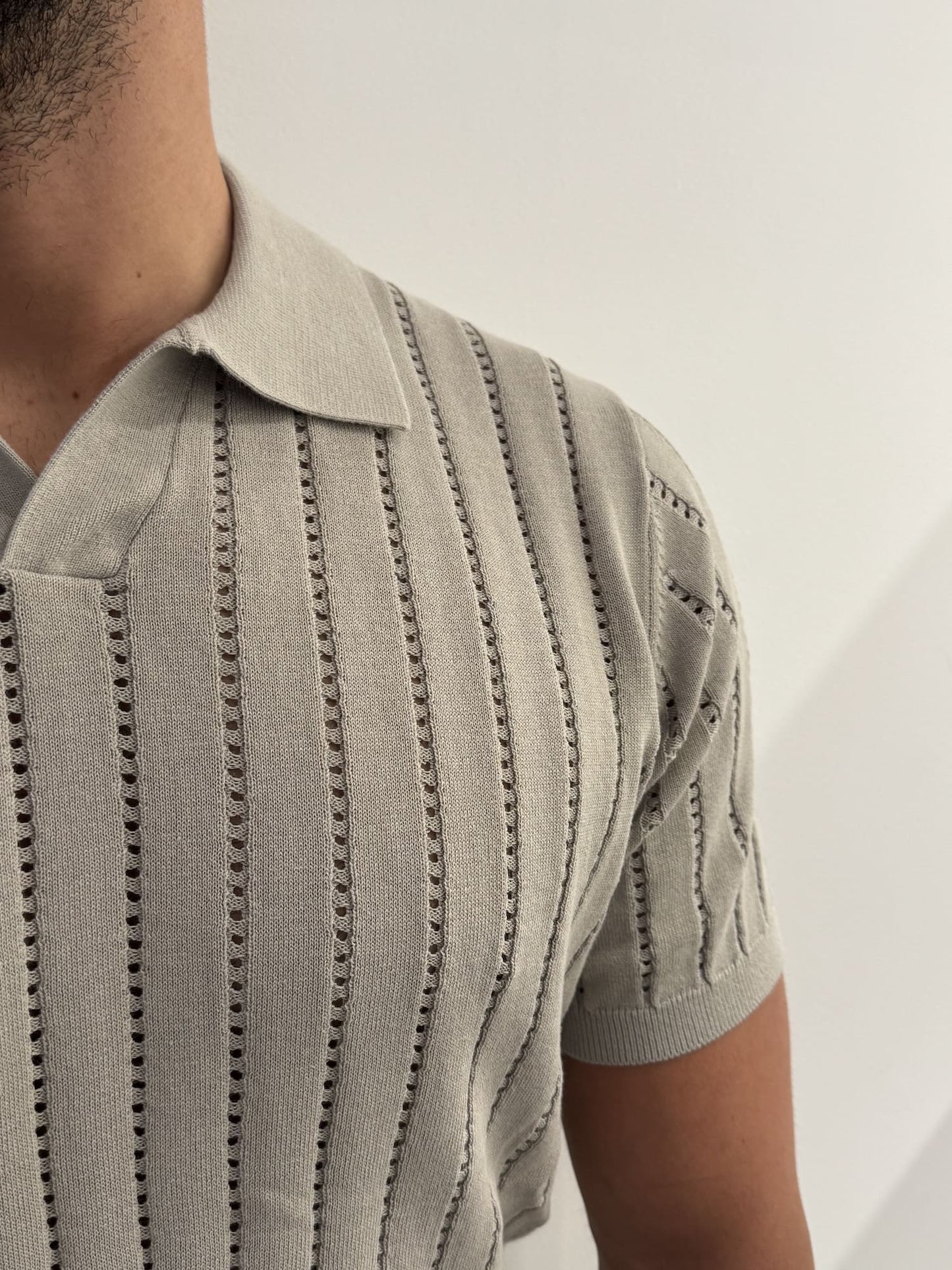 Polo uomo collo derby extrafine