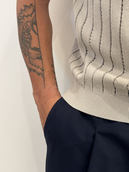Polo uomo collo derby extrafine