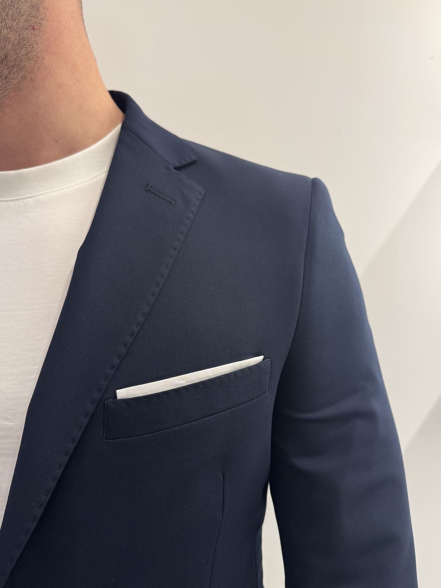 Abito slim uomo blu