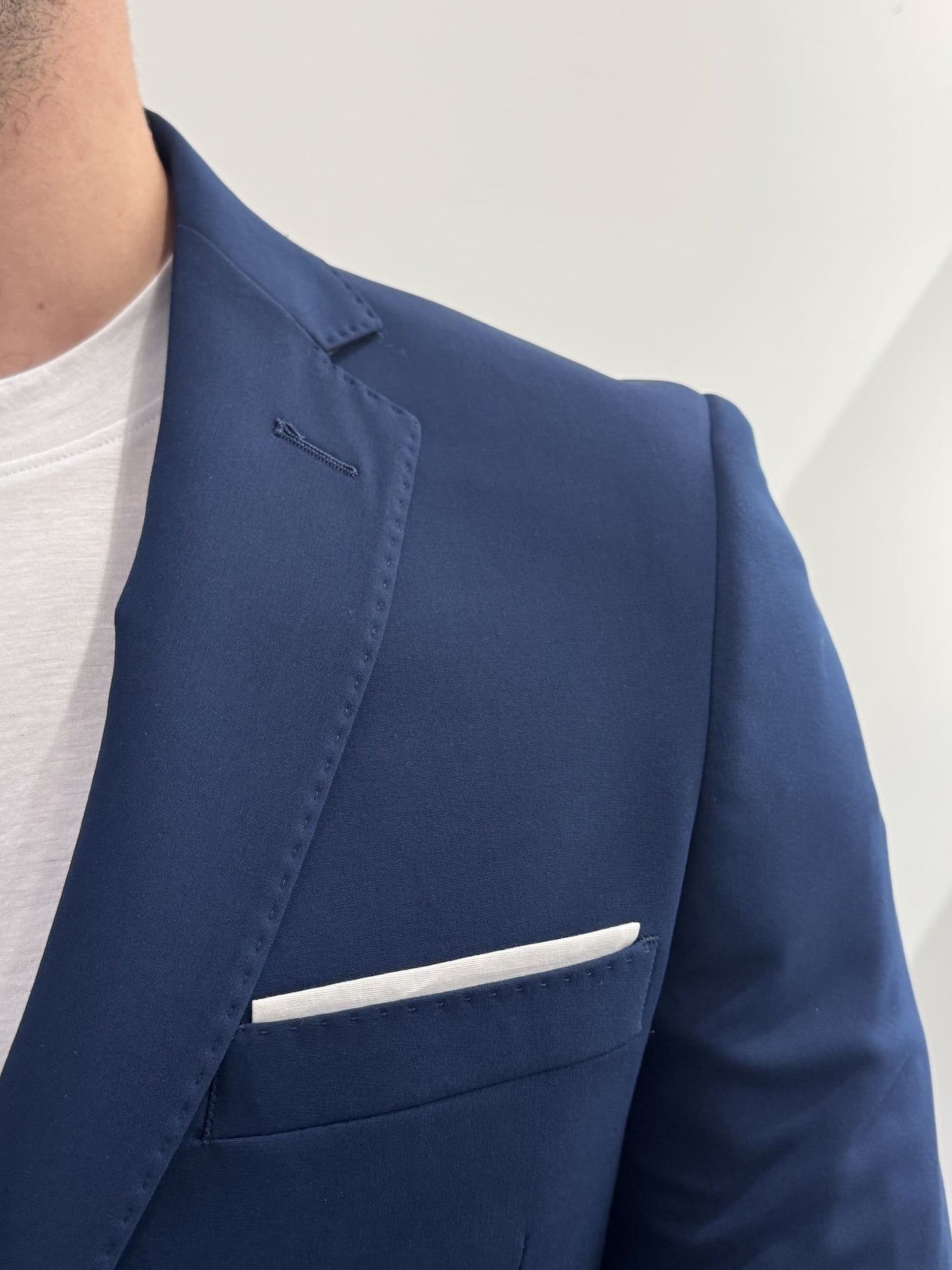 Abito slim uomo Bluette