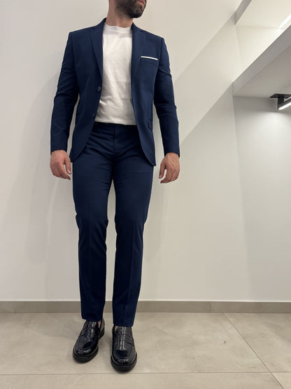 Abito slim uomo Bluette