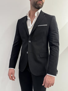 Abito slim uomo nero