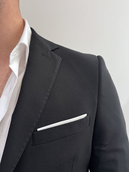 Abito slim uomo nero