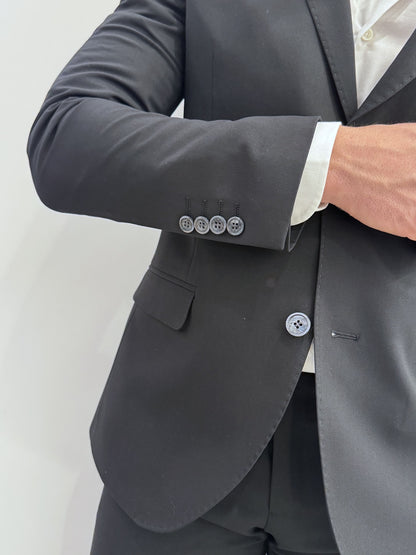 Abito slim uomo nero