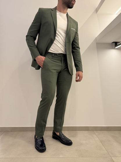 Abito slim uomo nero