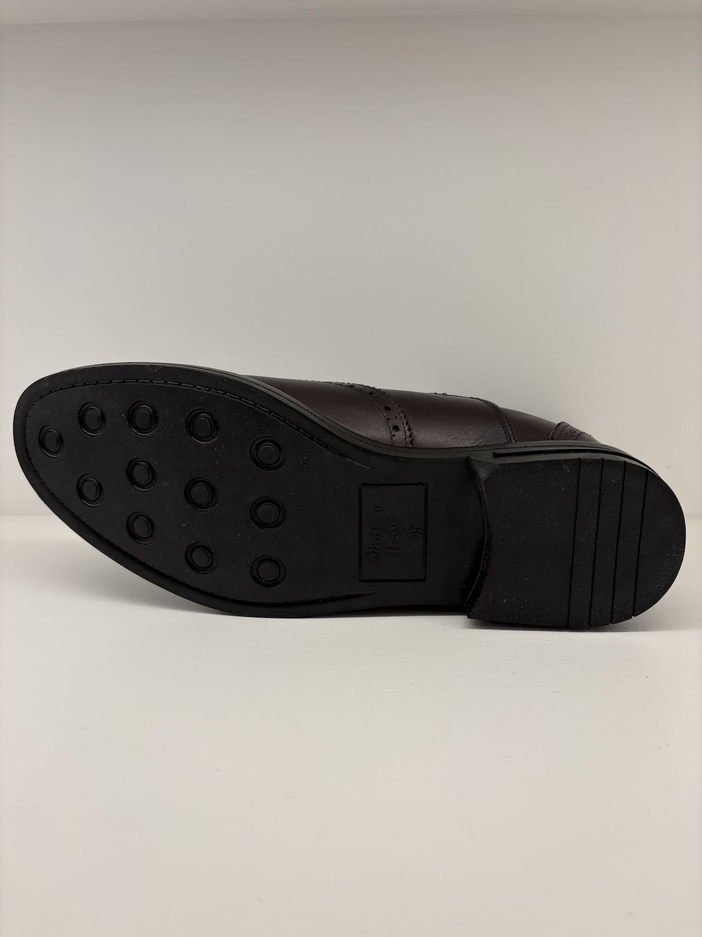 Stivaletto in pelle punta inglese