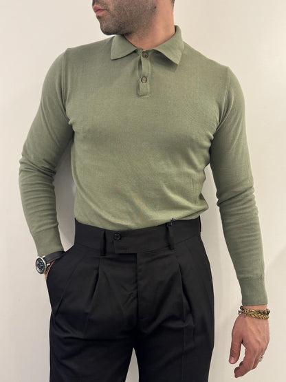 Polo in filo in cotone