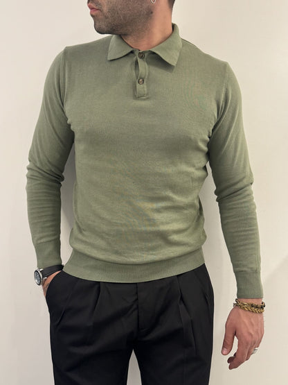 Polo in filo in cotone