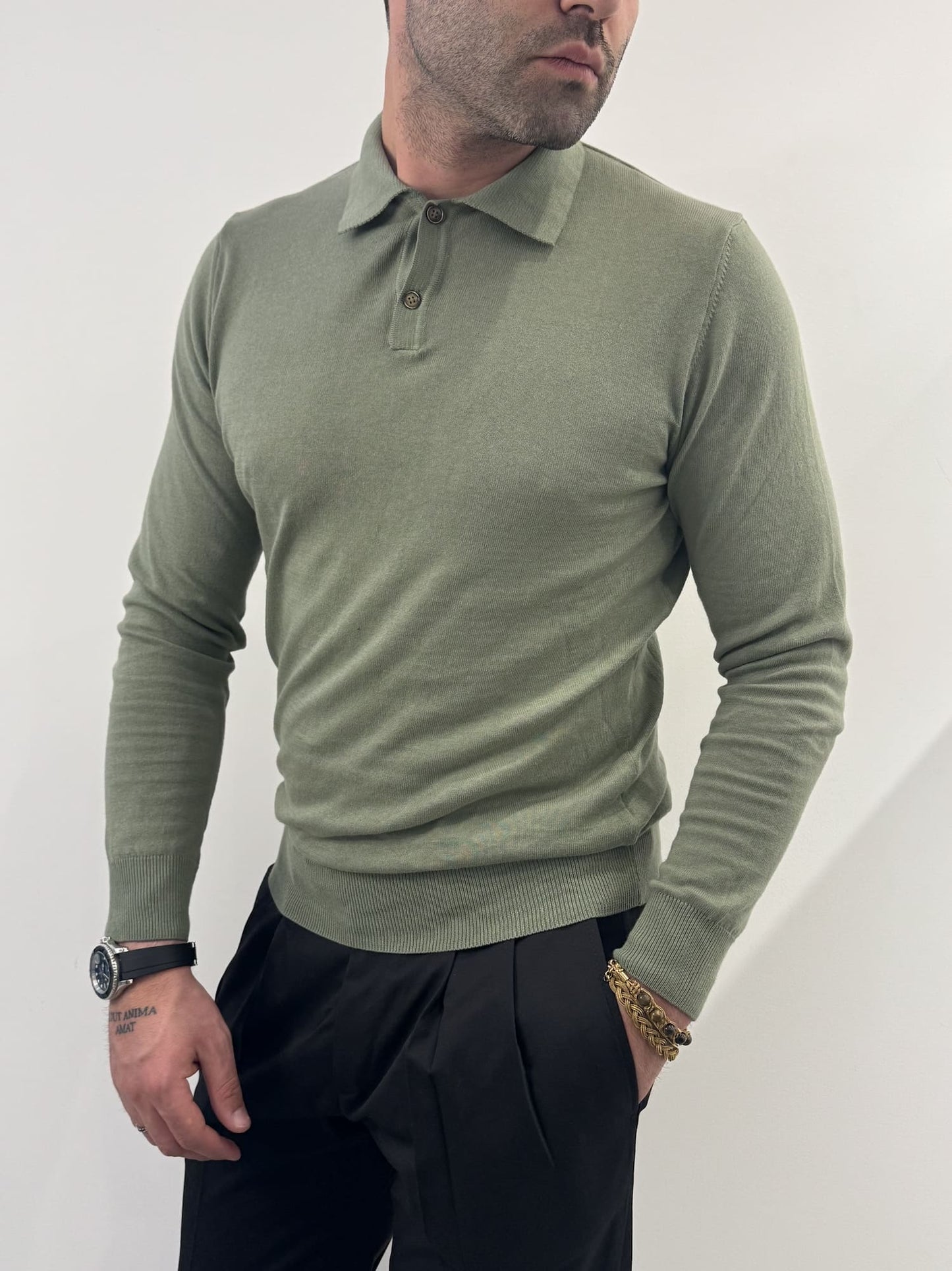 Polo in filo in cotone