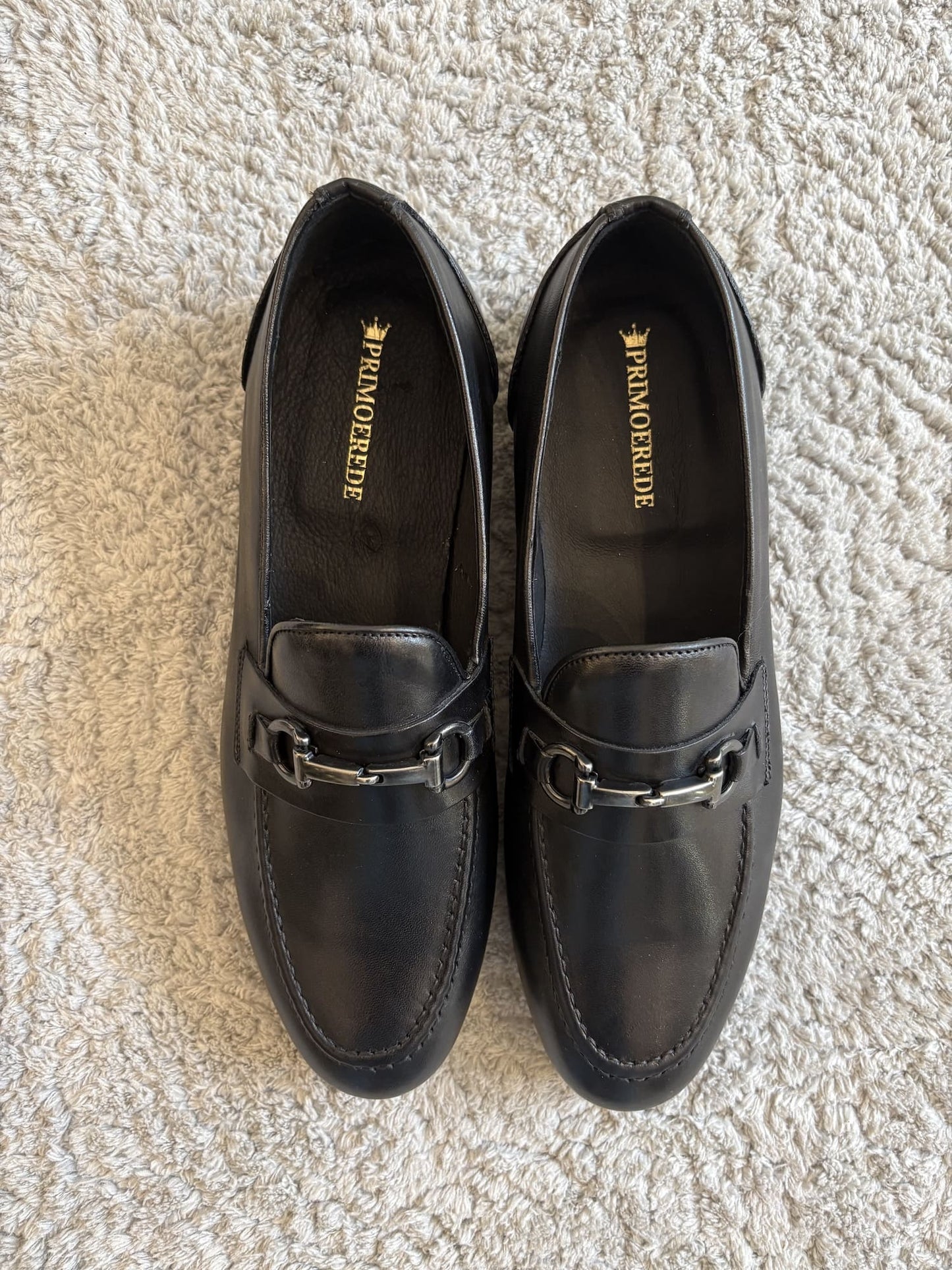 Mocassino uomo in pelle con fibbia