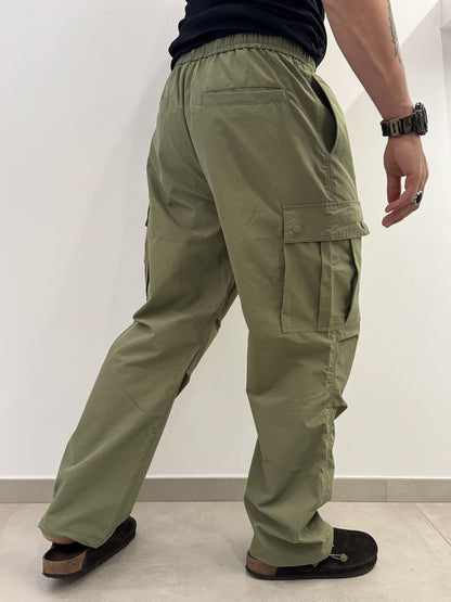 Pantalone cargo tessuto tecnico