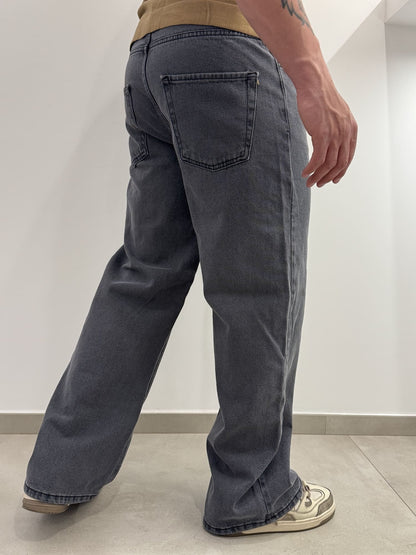 Jeans baggy scuro