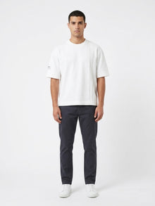 T-shirt in cotone boxy fit bianco