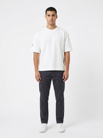 T-shirt in cotone boxy fit bianco