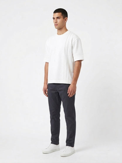T-shirt in cotone boxy fit bianco