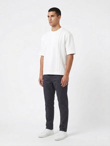 T-shirt in cotone boxy fit bianco