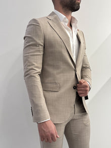 Abito slim uomo fresco lana