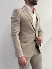 Abito slim uomo fresco lana