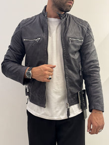 Giubbotto The Jack Leathers in vera pella