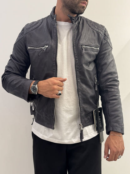 Giubbotto The Jack Leathers in vera pella