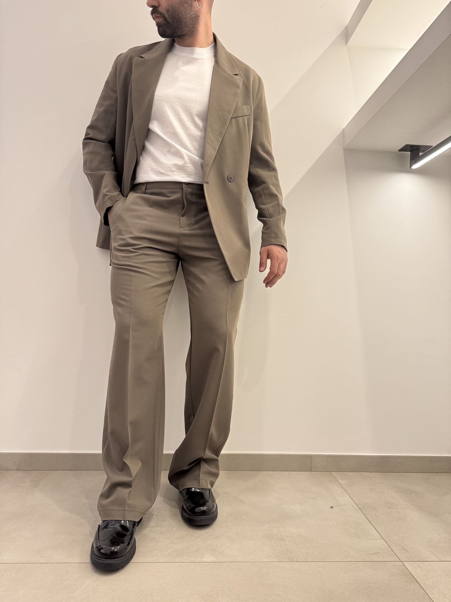 Abito baggy in poli viscosa