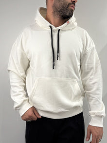 Felpa basic con cappuccio