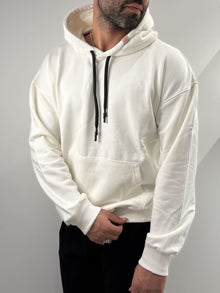 Felpa basic con cappuccio