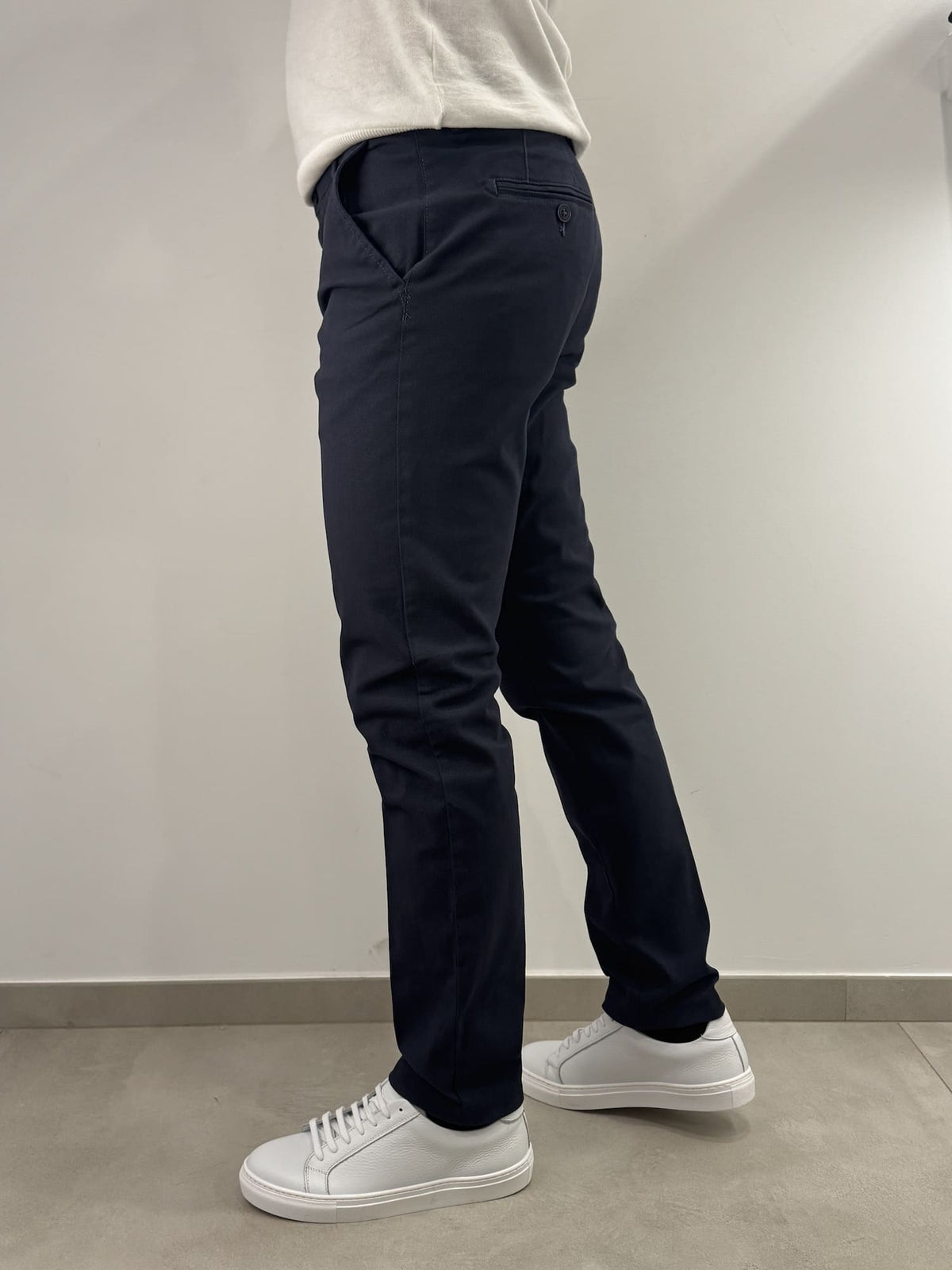 Pantalone Sea Barrier in cotone elasticizzato blu denim