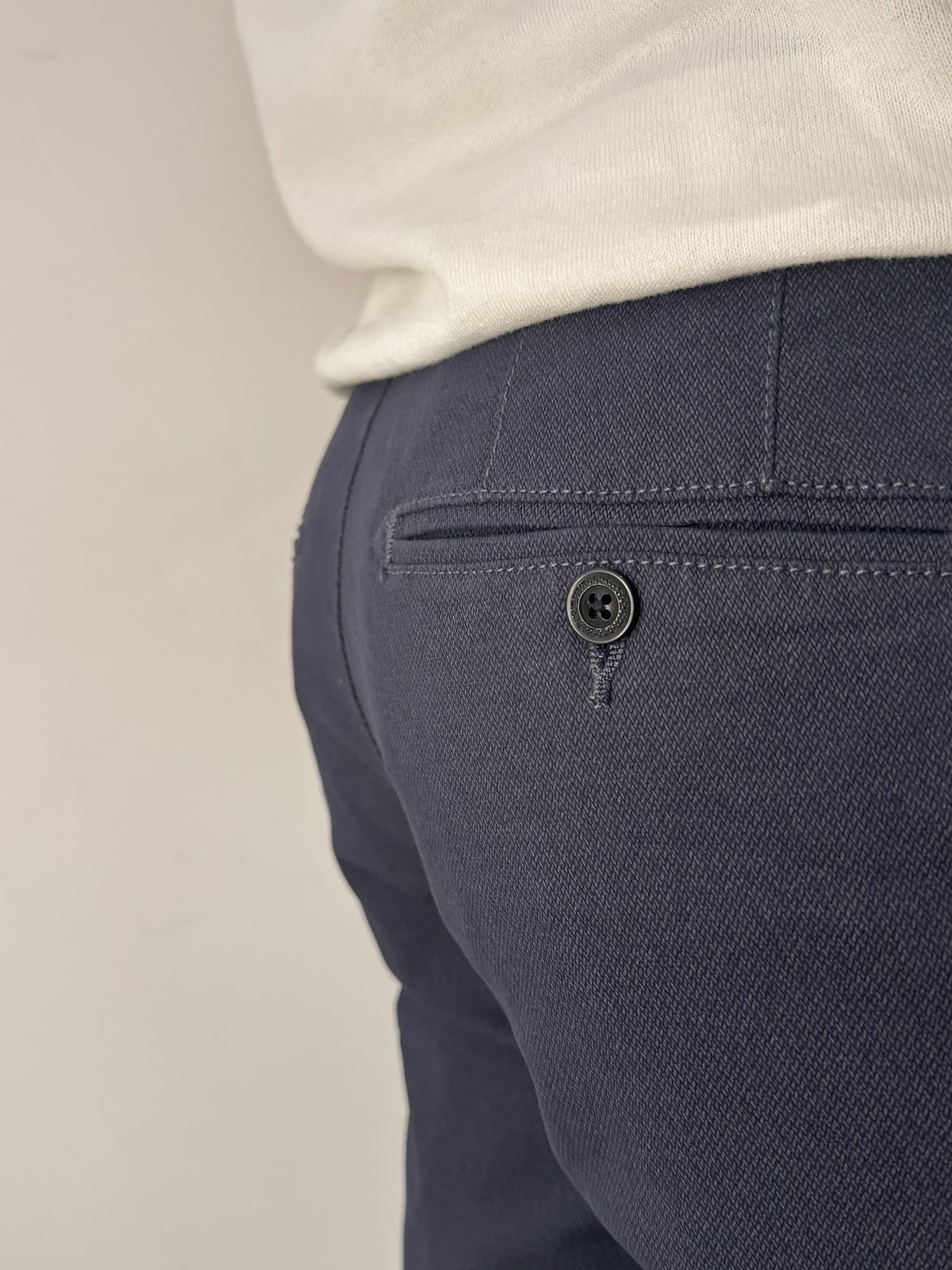 Pantalone Sea Barrier in cotone elasticizzato blu denim