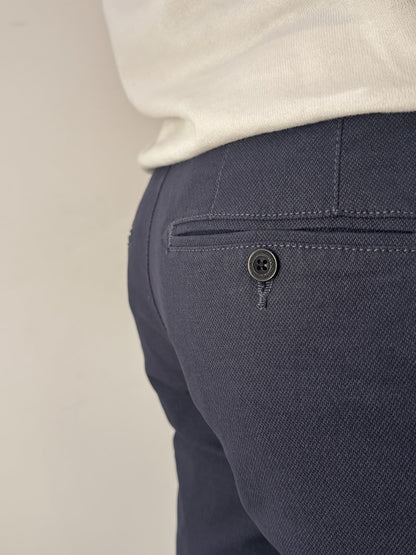 Pantalone Sea Barrier in cotone elasticizzato blu danim