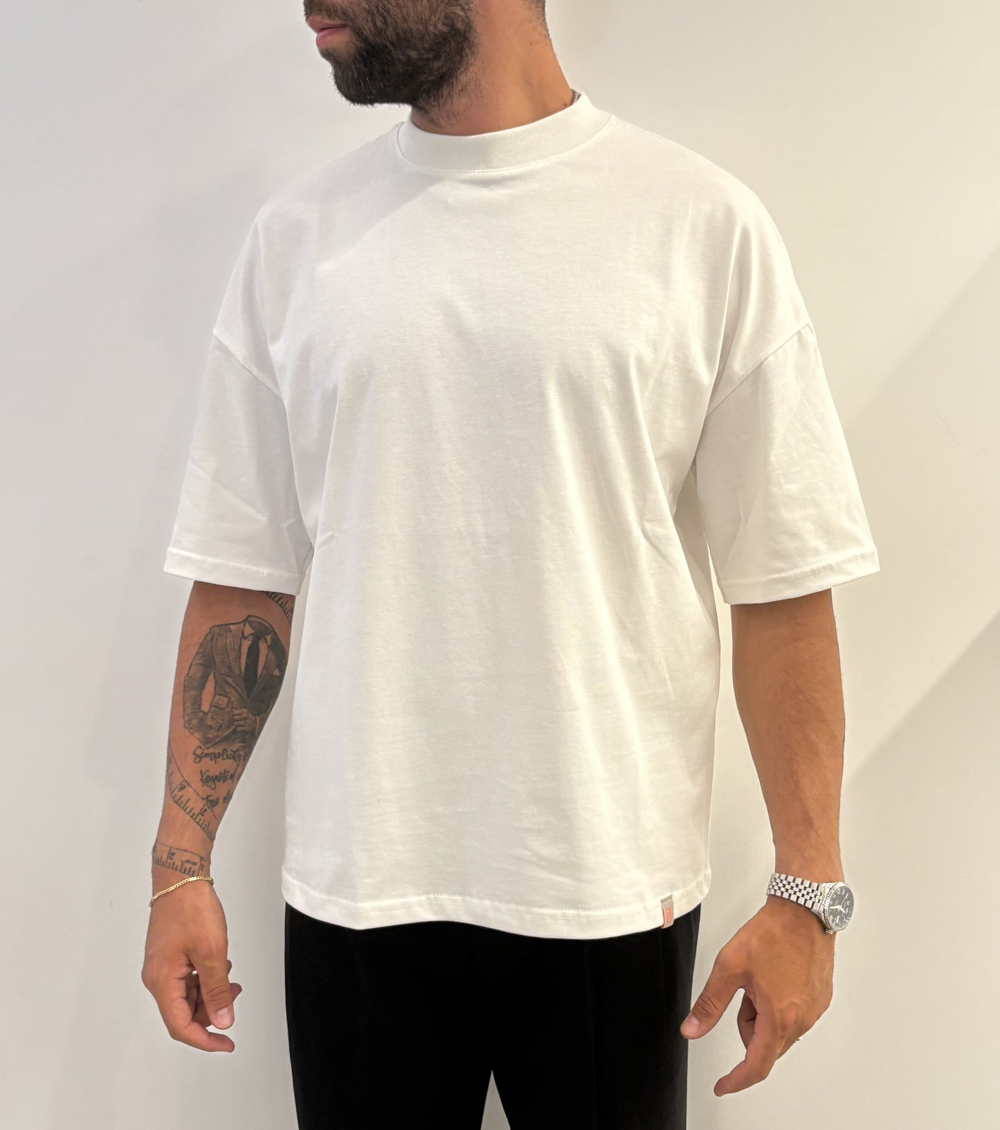 T-shirt basic over