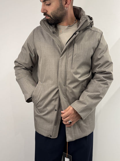 Giubbotto lungo Sea Barrier lungo beige