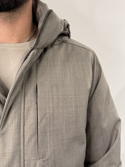 Giubbotto lungo Sea Barrier lungo beige