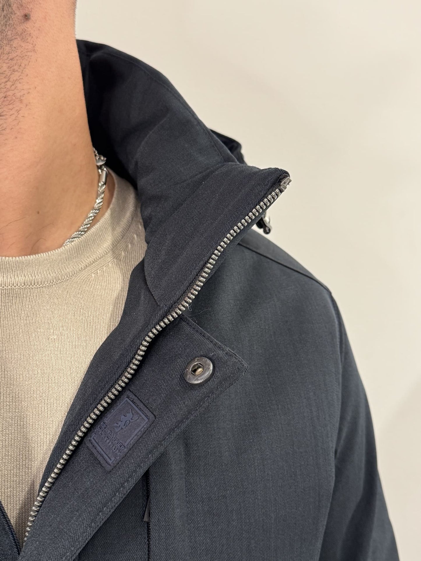 Giubbotto lungo Sea Barrier lungo blu