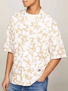 Camicia relaxed fit con colletto cubano e stampa floreale di Tommy Jeans.