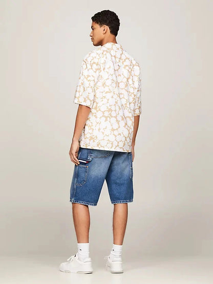 Camicia relaxed fit con colletto cubano e stampa floreale di Tommy Jeans.