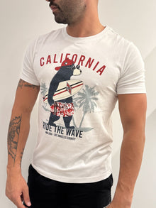 T-shirt Bear stampa orso