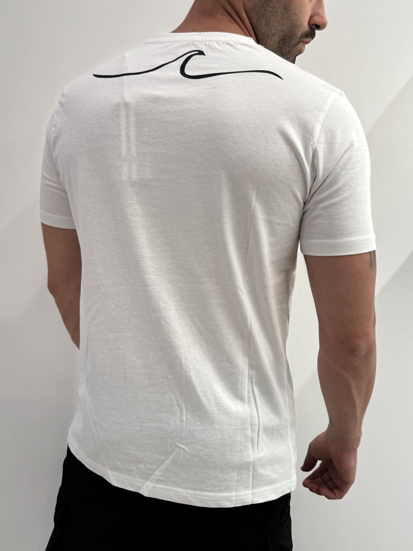 T-shirt Bear stampa Fronte e Retro