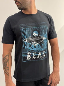 T-shirt Bear stampa tribale