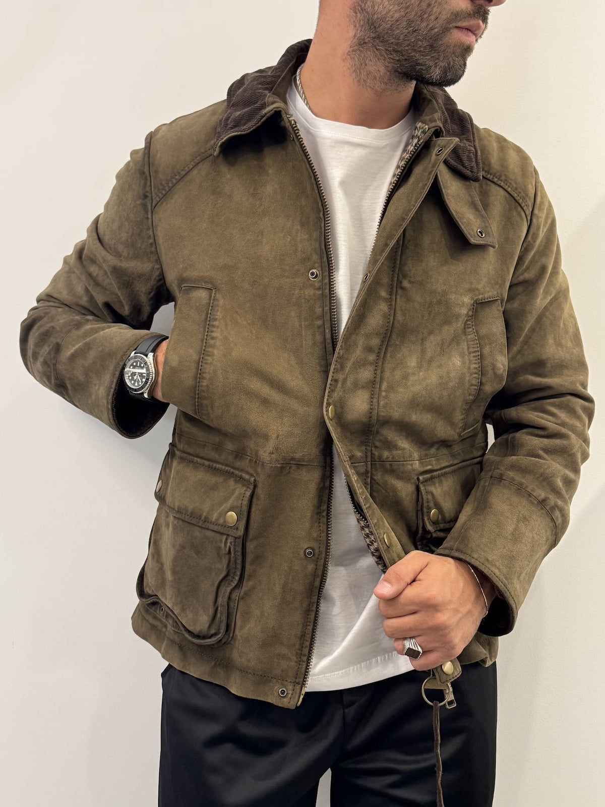Giubbotto in vera pelle The Jack leathers
