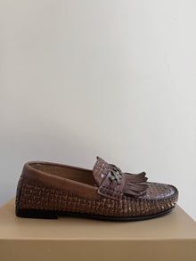 Mocassino Primo Erede Uomo in Pelle Intrecciata