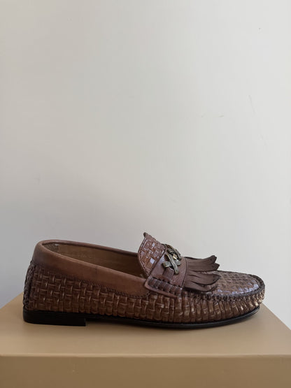 Mocassino Primo Erede Uomo in Pelle Intrecciata
