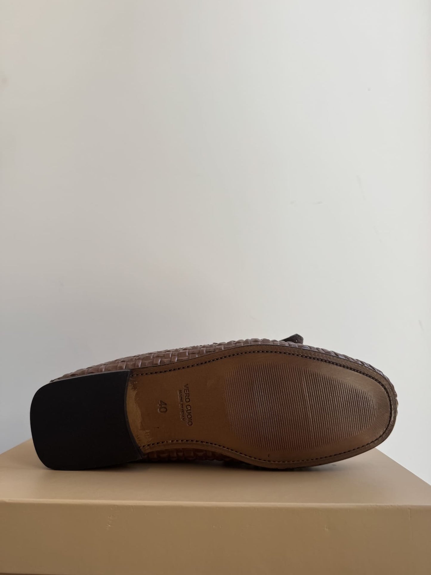 Mocassino Primo Erede Uomo in Pelle Intrecciata
