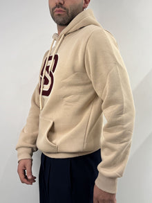 Felpa Blacksvnday con cappuccio avorio