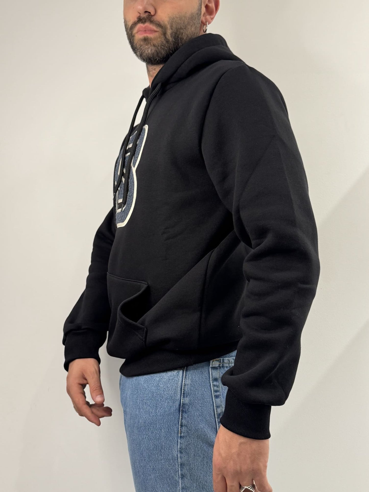 Felpa  Blacksvnday con cappuccio nero