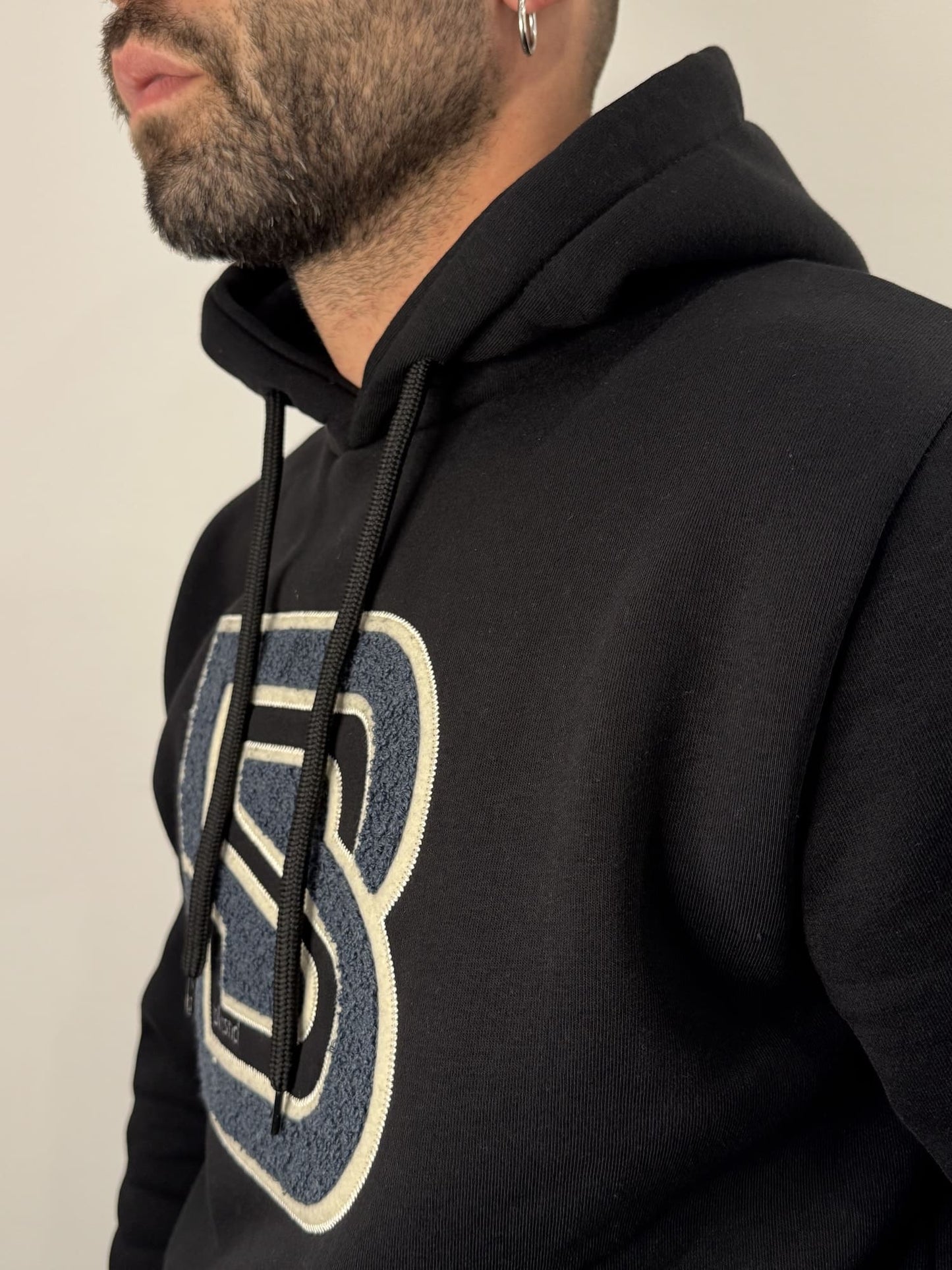 Felpa  Blacksvnday con cappuccio nero