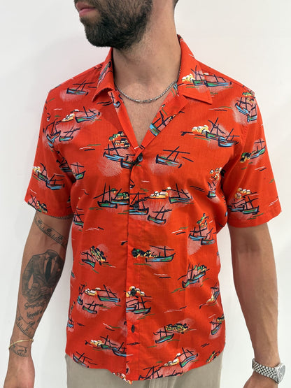 Camicia Hawaiana con fantasia