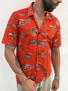 Camicia Hawaiana con fantasia