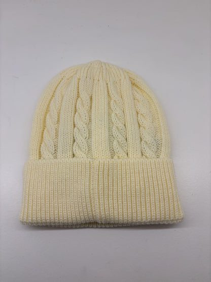 Cappello Hamaki-ho intrecciato con risvolto a costine