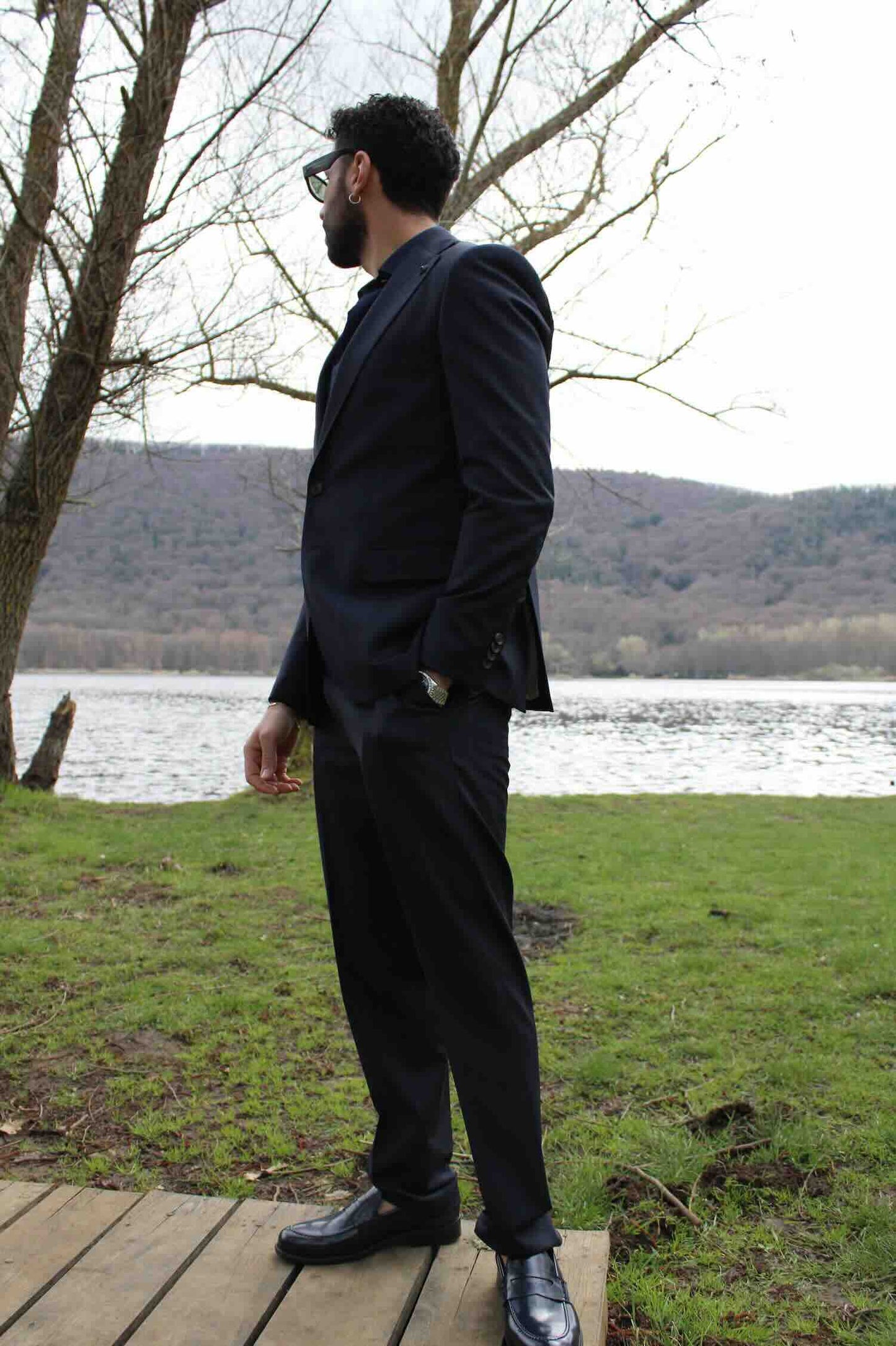 Abito  gessato Mulish blu